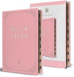 KJV Large Format Giant Print Pink Leathersoft with Index (2024)