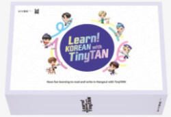 Learn! KOREAN With TinyTAN | 2-Book-Set | With Motipen | Korean Learning for Beginners With BTS Voices | Korean Keyboard Stickers | Flash Cards, m. 1 - CAKE Corporation (2023)