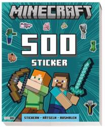 Minecraft: 500 Sticker- Stickern - Rätseln - Ausmalen (2024)