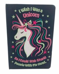 I Wish I Was A Unicorn Embroidered Journal (2024)