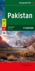 Pakisztán autóstérkép - 2024 (ISBN: 9783707922639)