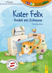 LESEZUG/1. Klasse: Kater Felix findet ein Zuhause - Christine Auer, Kristina Nowothnig (ISBN: 9783707422399)