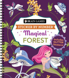 Brain Games - Sticker by Number: Magical Forest - Brain Games, New Seasons (2024)