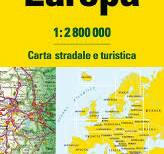 Európa térkép, Európa autós térkép TCI 1: 2, 8mio (ISBN: 9788836581115)