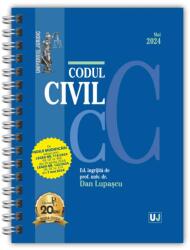 Codul civil Mai 2024. EDITIE SPIRALATA, tiparita pe hartie alba - Dan Lupascu (ISBN: 9786063914263)