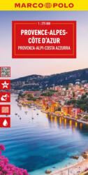 Provance, Cote d Azur térkép - Marco Polo 2024 (ISBN: 9783575019103)