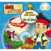Jake si piratii din Tara de Nicaieri. Mergeti dupa sunet! Hai sa sarim! (format mic) (Carte + CD audio) - Disney (2013)