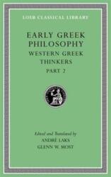 Early Greek Philosophy - Andre Laks, Glenn W. Most (ISBN: 9780674997066)