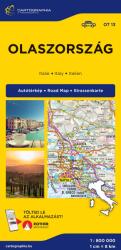 Olaszország autótérkép (ISBN: 9789633538388)