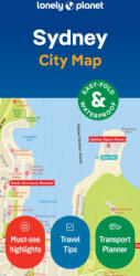 Sydney térkép Lonely Planet Sydney várostérkép vízálló 2024 (ISBN: 9781787017764)