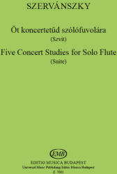 ÖT KONCERTETűD SZÓLÓFUVOLÁRA (ISBN: 9786390203429)