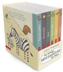 Micuța mini-bibliotecă a animalelor - 6 mini-cărți cartonate ilustrate în slipcase (2024)
