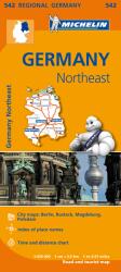 542. Észak-Kelet Németország térkép Michelin 1: 350 000 (2013)