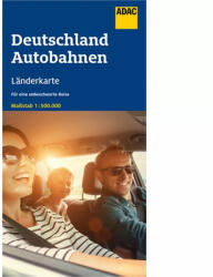 Németország térkép ADAC 1: 500e Németország autós térkép, autópálya térkép (ISBN: 9783826421754)
