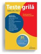 Teste grila. Editia a 9-a. Vol. 2. Drept penal Procedura penala - Mihail Udroiu (ISBN: 9786069628669)
