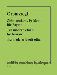 TÍZ MODERN FAGOTT-ETűD (ISBN: 9786390268541)