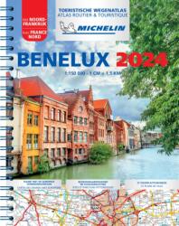 Benelux államok atlasz, Benelux térkép Michelin 1: 150 000 (ISBN: 9782067262805)
