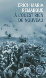 A l' Ouest rien de nouveau - Erich M. Remarque (ISBN: 9782253006701)