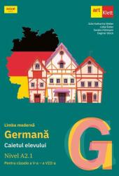 Limba germana. Caietul elevului. Nivel A2. 1, pentru clasele 5-8 - Julia Katharina Weber (ISBN: 9786060768678)