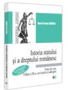 Istoria statului si a dreptului romanesc. Note de curs - Jean Andrei Aurel (ISBN: 9786063915574)