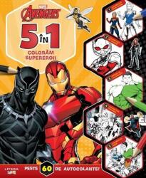 Disney. Marvel. Avengers. 5 in 1. Coloram supereroii. Peste 60 de autocolante! (ISBN: 9786303380155)