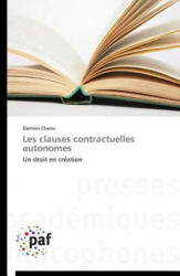 Les Clauses Contractuelles Autonomes - Damien Chenu (ISBN: 9783838140735)