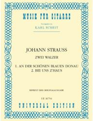 1. AN DER SCHÖNEN BLAUEN DONAU 2. BEI UNS Z`HAUS FÜR GITARRE (ISBN: 9786380200315)