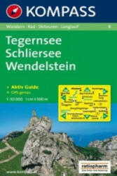 8. Tegernsee, Schliersee, Wendelstein turista térkép Kompass (2013)