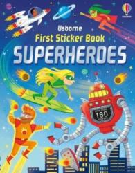 First Sticker Book Superheroes (ISBN: 9781805070832)