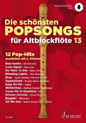 Die schönsten Popsongs für Alt-Blockflöte Band 13 (ISBN: 9783795799328)