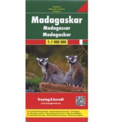Madagaszkár - autóstérkép (2013)