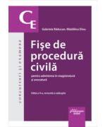 Fise de procedura civila pentru admiterea in magistratura si avocatura. Editia a 9-a - Gabriela Raducan, Madalina Dinu (ISBN: 9786062725952)