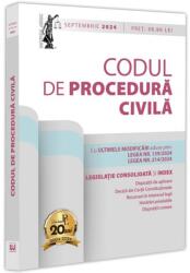 Codul de procedura civila septembrie 2024. Editie tiparita pe hartie alba - Dan Lupascu (ISBN: 9786063915130)