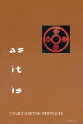 As It Is, Volume II - Tulka Urgyen Rinpoche (ISBN: 9789627341352)