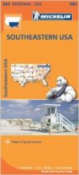 584. Southeastern USA térkép Michelin 1: 2 400 000 (2013)