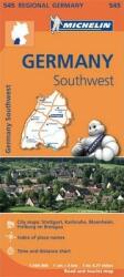 Germany Southwest - Michelin Regional Map 545 - Map (2013)