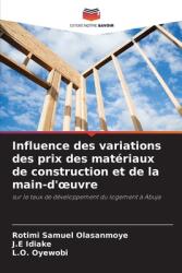 Influence des variations des prix des mat (ISBN: 9786207879724)