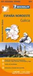 571. Galicia térkép Michelin 1: 400 000 (2013)