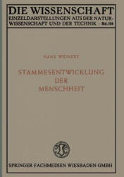 Stammesentwicklung Der Menschheit - Hans Weinert (ISBN: 9783663039792)