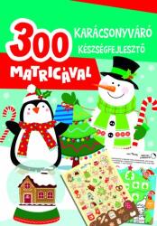 Karácsonyváró készségfejlesztő - 300 matricával (2024)