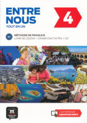 Entre nous 4 Livre de l’éleve et Cahier d’activités et CD audio (ISBN: 9788416347940)