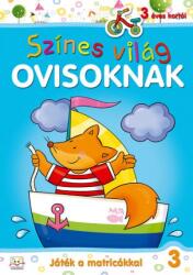 Színes világ ovisoknak - Játék a matricákkal 3 (ISBN: 9786155176289)