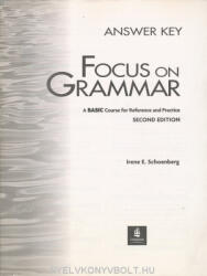 Focus on Grammar Basic Key (2000)
