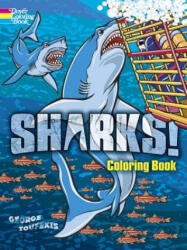 Sharks! Coloring Book - Toufexis (2013)