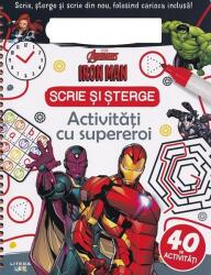 Marvel. Avengers. Iron Man. Scrie si sterge. Activitati cu supereroi (ISBN: 9786303380087)
