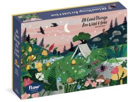 All Good Things Are Wild and Free 1, 000-Piece Puzzle (Flow) Adults Families Picture Quote Mindfulness Gift (ISBN: 9781523509379)