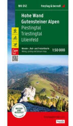 WK 012 Hohe Wand - Gutensteiner Alpen - Piestingtal - Lilienfeld - Triestingtal túristatérkép 2024 (ISBN: 9783707922974)