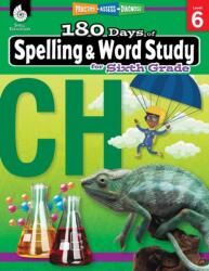 180 Days(TM): Spelling and Word Study for Sixth Grade (ISBN: 9781425833145)