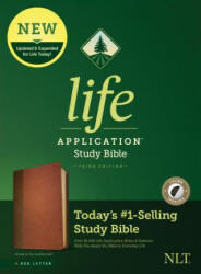 NLT Life Application Study Bible, Third Edition (Red Letter, Leatherlike, Brown/Tan, Indexed) - Tyndale (ISBN: 9781496442031)