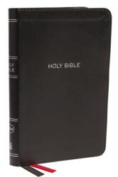 NKJV, Thinline Bible, Compact, Leathersoft, Black, Red Letter, Comfort Print (ISBN: 9780718075545)